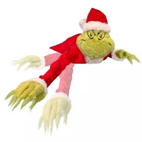 Animatronic Present Grabber Grinch Decoration, 1.6ft - Picture 2 of 3